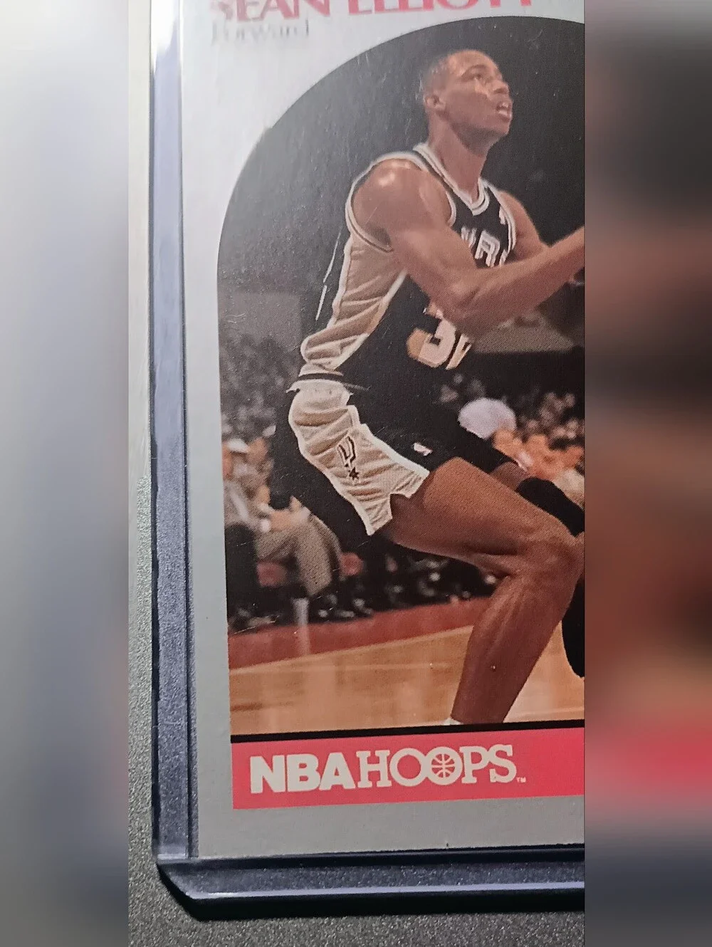 1990 NBA Hoops Basketball #267 Sean Elliot San Antonio Spurs Rookie RC Card